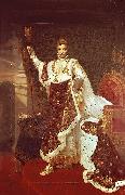Robert Lefevre Portrait of Napoleon I in Coronation Robes china oil painting artist